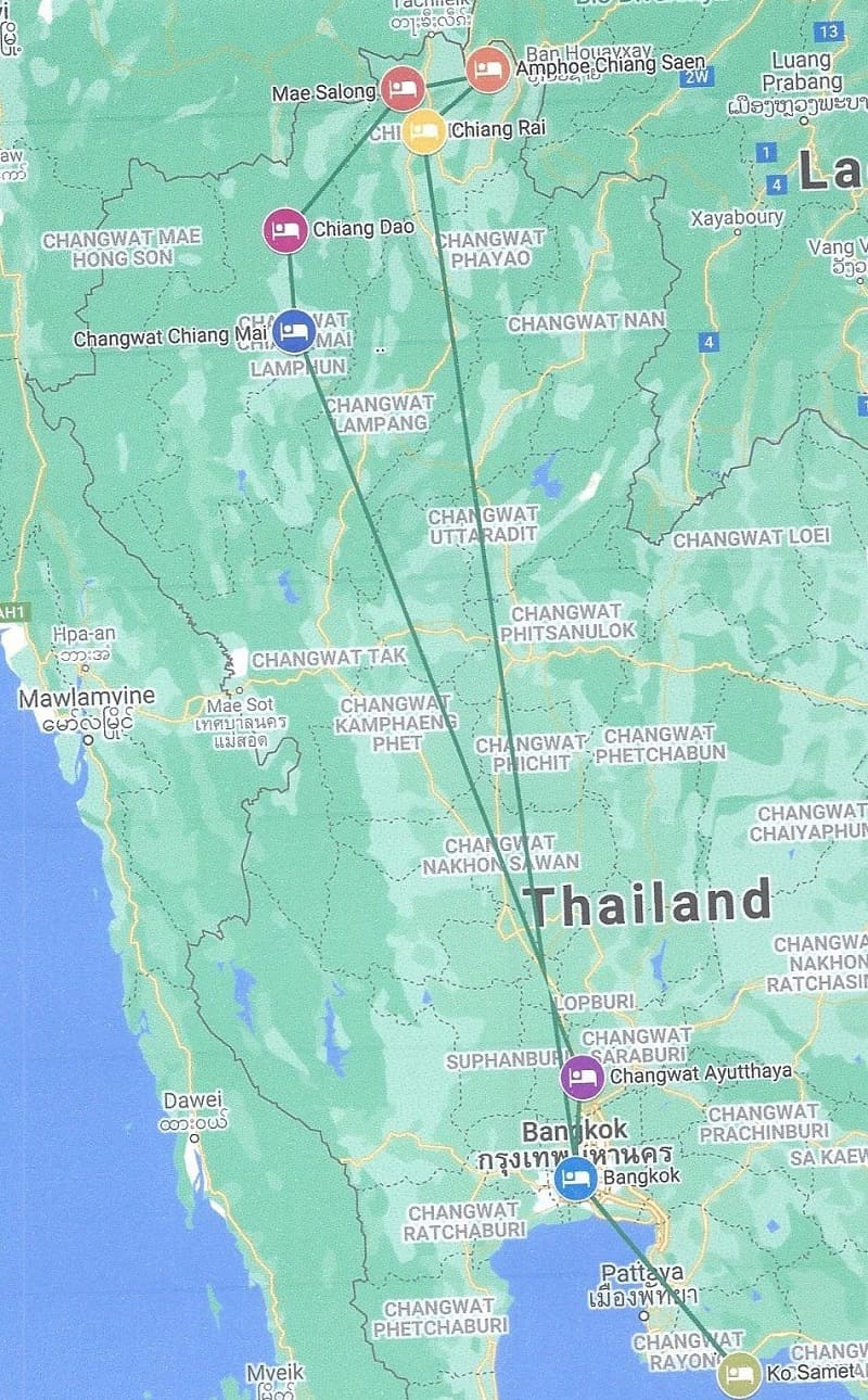 thailand selfdrive noord